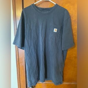 Carhartt Faded Navy Blue T-Shirt